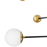 Auggie Chandelier Bright Brass By Lark Living - Detailed View3