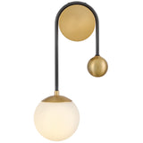 Auggie Wall Sconce Black By Lark Living - Side View3