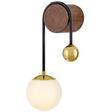 Auggie Wall Sconce Bright Brass By Lark Living