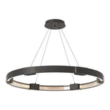 Aura LED Chandelier in Black by Hubbardton Forge