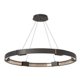 Aura LED Chandelier in Oil Rubbed Bronze by Hubbardton Forge