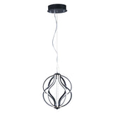 Aura LED Pendant by ET2 - 12 Inch, Black