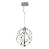 Aura LED Pendant by ET2 - 12 Inch, Polished Chrome