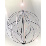 Aura LED Pendant by ET2 - 12 Inch, Polished Chrome