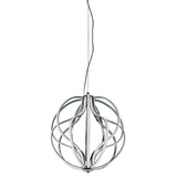 Aura LED Pendant by ET2 - 17 Inch, Polished Chrome