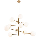 Aurelia Chandelier Brass By Artcraft