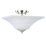 Aurora Semi-Flush Mount Satin Nickel by Maxim Lighting