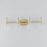 Ava Bath Vanity Light Natural Aged Brass by Maxim Lighting