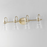 Ava Bath Vanity Light Natural Aged Brass by Maxim Lighting