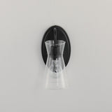 Ava Wall Sconce Vanity Light Black by Maxim Lighting