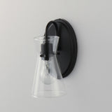 Ava Wall Sconce Vanity Light Black by Maxim Lighting