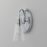 Ava Wall Sconce Vanity Light Polished Chrome by Maxim Lighting