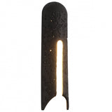 Avenue Natural Stone Outdoor Wall Light Medium By Avenue Lighting Side View 2