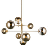 Averley Chandelier Large Aged Gold Brass By Matteo