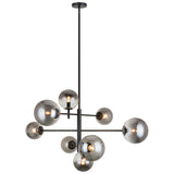 Averley Chandelier Large Black By Matteo- Front View