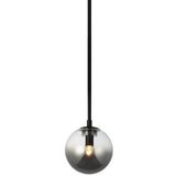 Averley Pendant Light Black Medium By Matteo - Front View