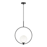 Averley Ring Pendant 18.13 Inch Black