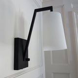 Avon Task Sconce Aged Brass By Crystorama - Lifestyle View