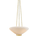 Awosting Pendant - 17 Inch - Aged Brass by Hudson Valley