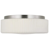Axira Two Light Flush Mount Brushed Nickel By Generation Lighting