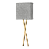 Axis Heathered Gray Large Single Light Sconce - Heritage Brass - by Hinkley