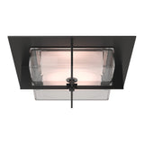 Axis LED Flush Mount in Black by Hubbardton Forge