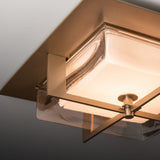Axis LED Flush Mount detail in Soft Gold, by Hubbardton Forge