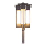 Axis Outdoor Post Lantern, shown in Coastal Burnished Steel, by Hubbardton Forge
