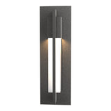 Axis Outdoor Wall Light Small in Coastal Natural Iron by Hubbardton Forge