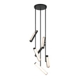 Axis Pendant 6-Light Matte Black