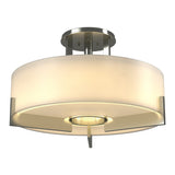 Axis Semi-Flush Mount in Sterling by Hubbardton Forge