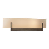 Axis Wall Sconce in Bronze, Sand Glass by Hubbardton Forge