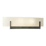 Axis Wall Sconce in Natural Iron, Opal Glass by Hubbardton Forge