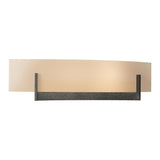 Axis Wall Sconce in Natural Iron, Sand Glass by Hubbardton Forge