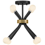 Axton Convertible Pendant Black By Lark Living - Side View1