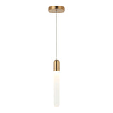 Aydin Pendant 2 Inch Aged Gold Brass
