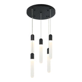 Aydin Pendant 8 Inch Matte Black