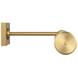 Azer Picture Light Small Burnished Brass By Visual Comfort Studio - Side View