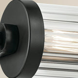 Azores Vanity Light Black Medium By Kichler Detailed View