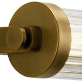 Azores Vanity Light Natural Brass Large By Kichler Detailed View