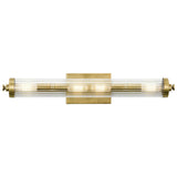 Azores Vanity Light Natural Brass Medium By Kichler