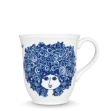 Bjørn Wiinblad Rosalinde Mug, Blue, 11.9 Oz By Bjorn Wiinblad