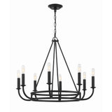 Bailey Chandelier 28" Matte Black