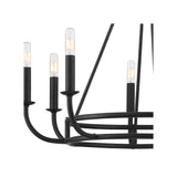 Bailey Chandelier 28" Matte Black