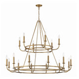 Bailey Chandelier 48" Aged Brass