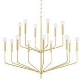 Bailey Chandelier - Aged Brass