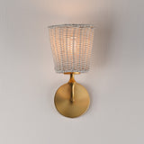 Baja Vanity Light Natural Aged Brass by Maxim Lighting