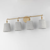 Baja Vanity Light Natural Aged Brass by Maxim Lighting