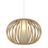 Balloon Round Pendant Light Maple By Accord, | Casa Di Luce Lighting