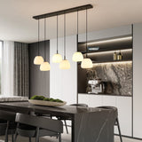 Balmes Linear Multiple Pendant Suspension 6 Lights By Eglo - Lifestyle View2